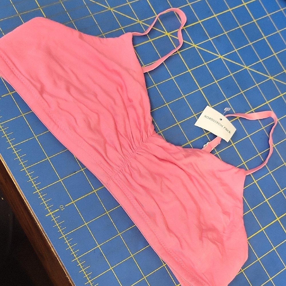 Free People Pink Bralette 26" (XS/S) Band NWT